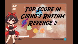 I got the highest score ever in Cirno's Rythm Revenge!! #gamergirl #gameplay #gaming #games #itchio