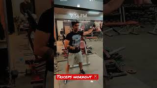 Best Triceps workout 🔥🔥 for fast results l🏋️‍♀️🦾 @abfitness2 #gym