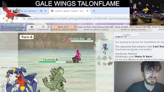 Reg H Pokemon Showdown battles : Gale Wings Tailwind