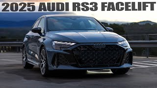 NEW KING! 2025 AUDI RS3 SEDAN FACELIFT - Faster, more agile, incredible handling & driving feel