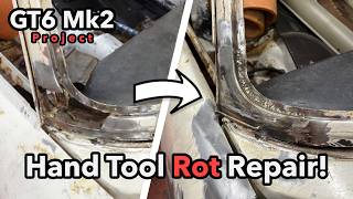 New Wing & Windscreen Frame Rust Repair | 1969 Triumph GT6 Mk2 Restoration | Pt 18