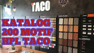 katalog hpl taco terbaru 2022