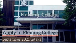 Fleming College: Sept 21 Intake | Peterborough | Ontario | Canada | Apply Global | Canada Study Visa