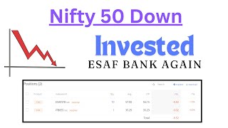 Today Invested in esaf bank_ Morning star funds screening_ IDFC first bank update | #share