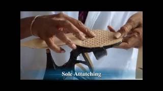 Christian Milano - How To Make Heels - Step 10 - Sole Cementing Of an Upper Tutorial