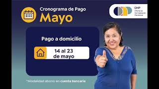 Cronograma de pagos - Mayo 2024