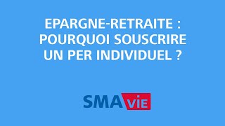 Webinaire SMAvie  - Le PER Individuel