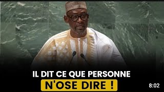 Abdoulaye DIOP sans langue bois devant l'Assemblée de l'ONU