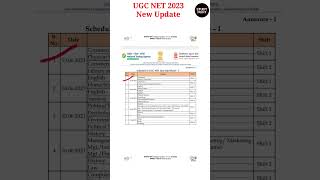 UGC NET June 2023 Subject Wise Exam Date, City Intimation & Admit Card | NTA UGC NET 2023 #ugcnet