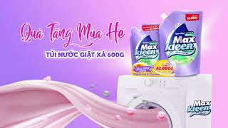 MaxKleen - Quà tặng mùa hè, Túi nước giặt xả 600g