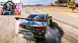 Nissan Silvia S15 Drift Build | Forza Horizon 5 - Steering Wheel Gameplay