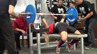 WPC Emmy Louise European Total Record 322,5 kg @ 56 kg