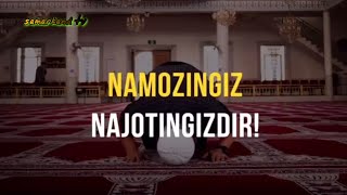 NAMOZINGIZ NAJOTINGIZDIR yodda tuting.2021 maruza QIYOMAT VA OXIRAT haqida tinglang kanalga kiring