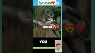 he just caught a can🥤white standing🤐ln the top 🔝of the handle🚲 respect video