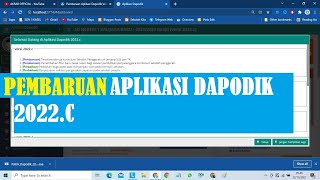 Pembaruan Aplikasi Dapodik 2022.c