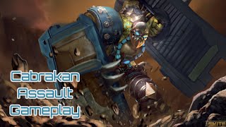 Smite: Assault Gameplay with Cabrakan-Tyrannical Plate Helm OP! & Against a Filthy 5 Stack