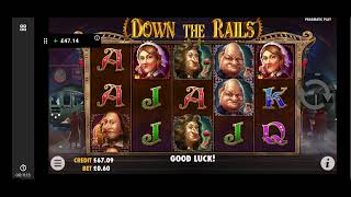 Down The Rails, Sky Vegas, 40p to £1.80 bets! (Base Game)