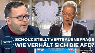 BUNDESTAG: Vertrauensfrage! Blick auf die AfD! Könnte Scholz mit Plan scheitern?