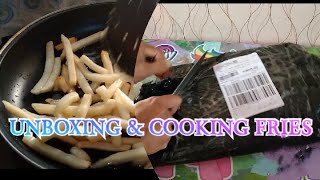 Unboxing Lazada Cooking fries |joven niez