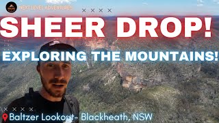 TREKKING Into The Blue Mountains! Exploring The Hanging Rock & Grose Valley!