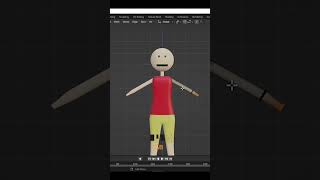 MJO Character modeling in blender part-02-mds design #shorts 👨‍🦱