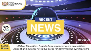 MEC for Education urgent NEWS update! #BuildingBlocksForGrowth