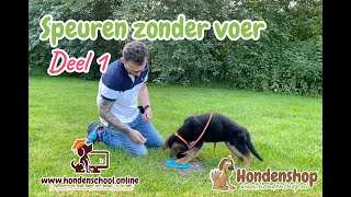 Online cursus speuren hond zonder voer op het spoor (deel 1)