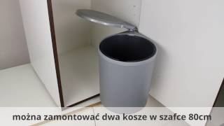 Kosz na śmieci AUTOMAT do szafki od 40cm