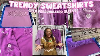 Embroidering Viral Mama Sweatshirts w/ Ricoma 20 Needles | How to Embroider on Sleeves