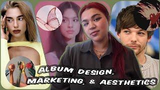 designing albums for your faves — louis tomlinson, olivia rodrigo, and dua lipa