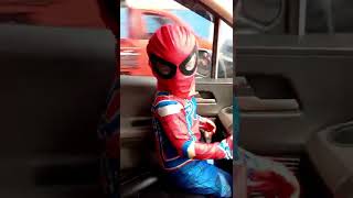 SPIDERMAN  AMBIL UANG DI ATM  BUAT BELI ES OYEN....HAHAHA