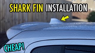 Shark Fin Universal Antenna Installation for ANY CAR! (EASY)