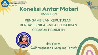 Koneksi Antar Materi modul 3,1