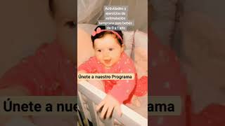 Estimulación Temprana, actividades que ayudan #bebe #estimulacion #estimulaciontemprana #crianza