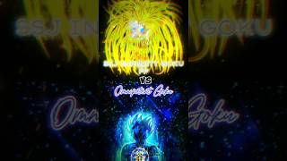 W.I.S | SSJ Infinity Goku Fp Vs Omnipotent Goku #anime #goku #dbssuperhero #dragonball #edit