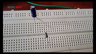 Clamper circuit on Breadboard