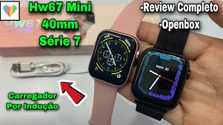 HW67 Mini 40mm Série 7 Carregador por Indução: Lançamento Top D+ Review Completo /Openbox /veja: