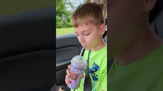 Plasma Boy Tries the Grimance shake #shorts #grimaceshake #grimacebirthday #grimace