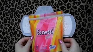 Обзор,тест и отзыв на прокладки Estetti life top dry