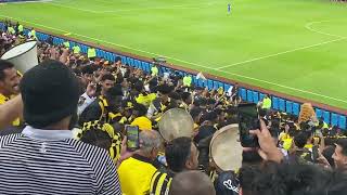 جنون مدرج الاتحاد امام ضمك الاتي في الصداره 💛🖤