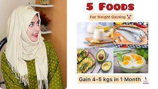 Free DietPlan for Weight Gain | Gain 4-5 kgs in Just 1 Month #weightgainfoods