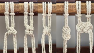 5 new and beautiful knots in macrame