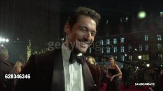 David Gandy at the Fashion Awards (05/12/2016) - Interview