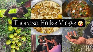 Thorasa Hatke Vloge 🤪 || পূজোতে বাড়ি গিয়ে কতোকীনা করলাম, মাছ ধরা, ডাভ চুরি , জমিয়ে খাওয়া দাওয়া