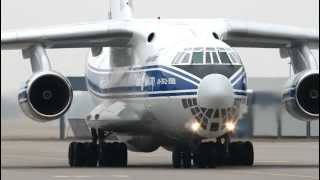 Volga Dnepr Ilyushin IL-76TD-90VD RA-76503 rolling to parkposition at Hannover Airport 04.03.2012