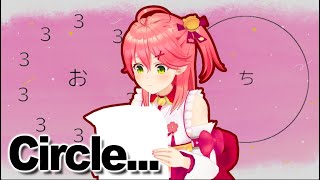 Miko's ideas suddenly become biased when she sees a circular cipher [hololive/ Eng sub]