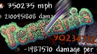 I Broke Terraria - Former World Records [350,000 mph, 4B+ DPS, 90M damage in a single hit]