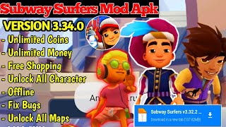 Subway Surfers Mod Apk Latest Version 2024 | Subway Surfers Mod Apk Version 3.34.1 | MediaFire