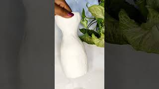 Bekar pare bottle se banaye Sundar flowerpot🌹/Easy DIY flowerpot #craft #art #shortvideo #clay #diy