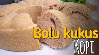 Cara bikin bolu kukus kopi yang enak, lembut cukup dengan 2 telur ajah